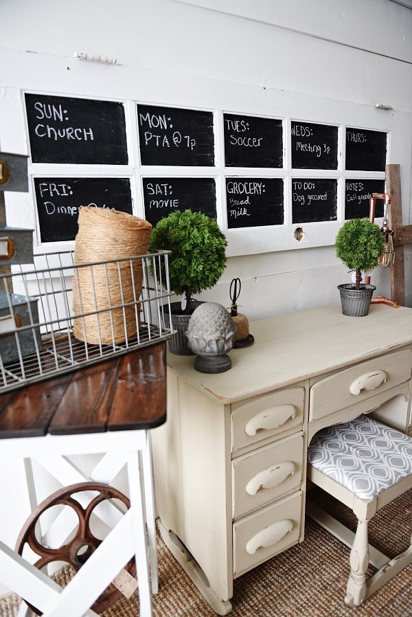  Stay Organized With a Chalkboard Wall Calendar