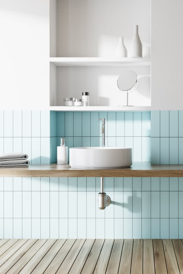  Keep It Fresh With Pale Blue Tiles