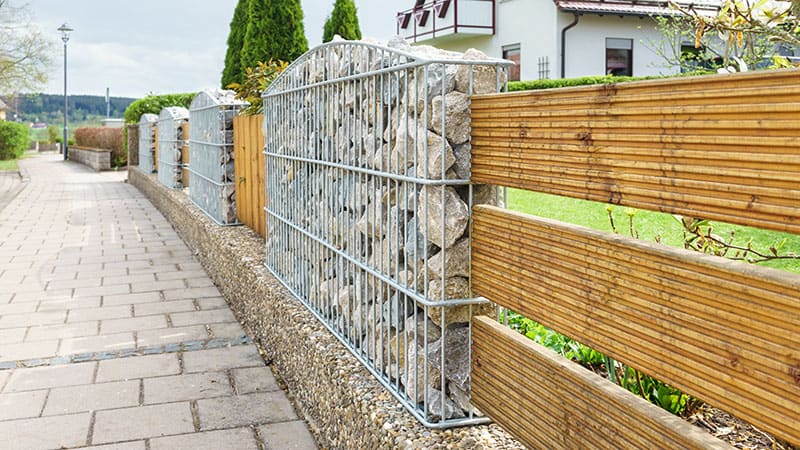  Modern Looking Gabion Fencing