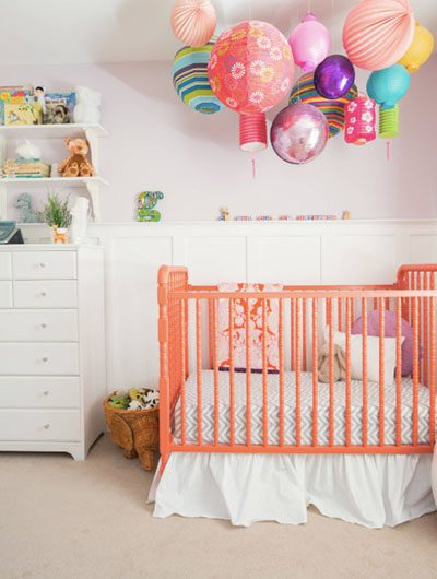  Add Coral Touches to a White Bedroom