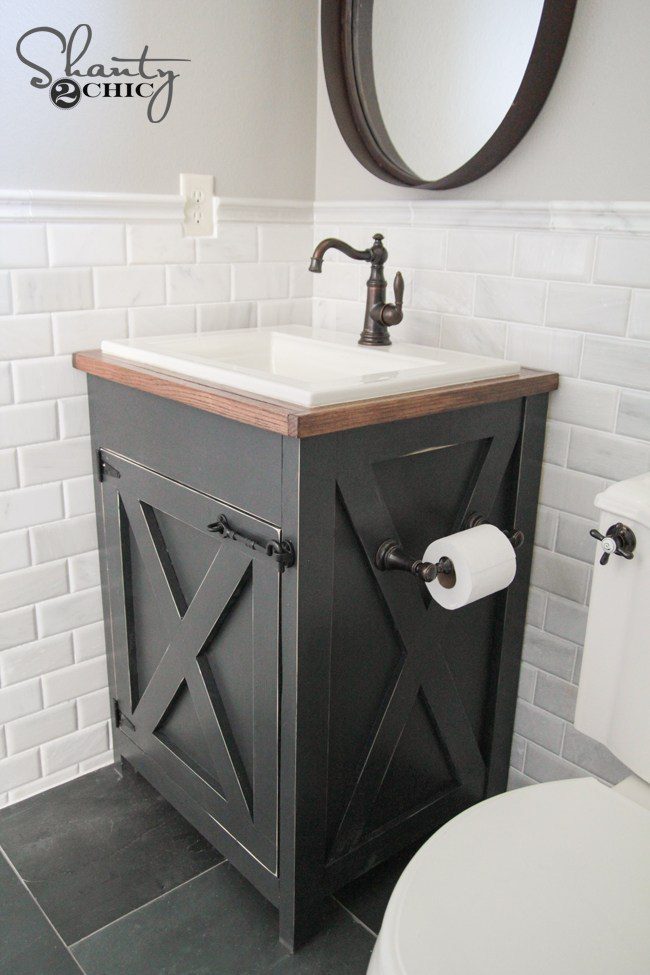  Build Your Own Farmhouse Style Vanity