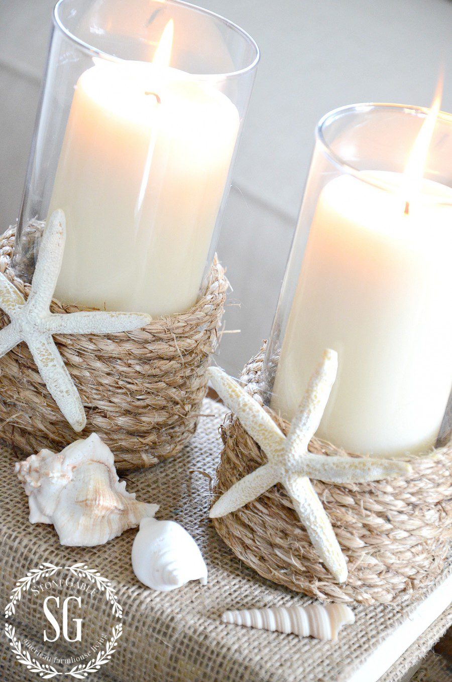  Candles Add a Relaxing and Coastal Feel