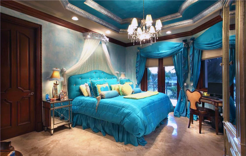  Go With a Rich Teal for the Princess Theme