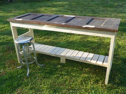  Build a Kitchen Island From an Old Door